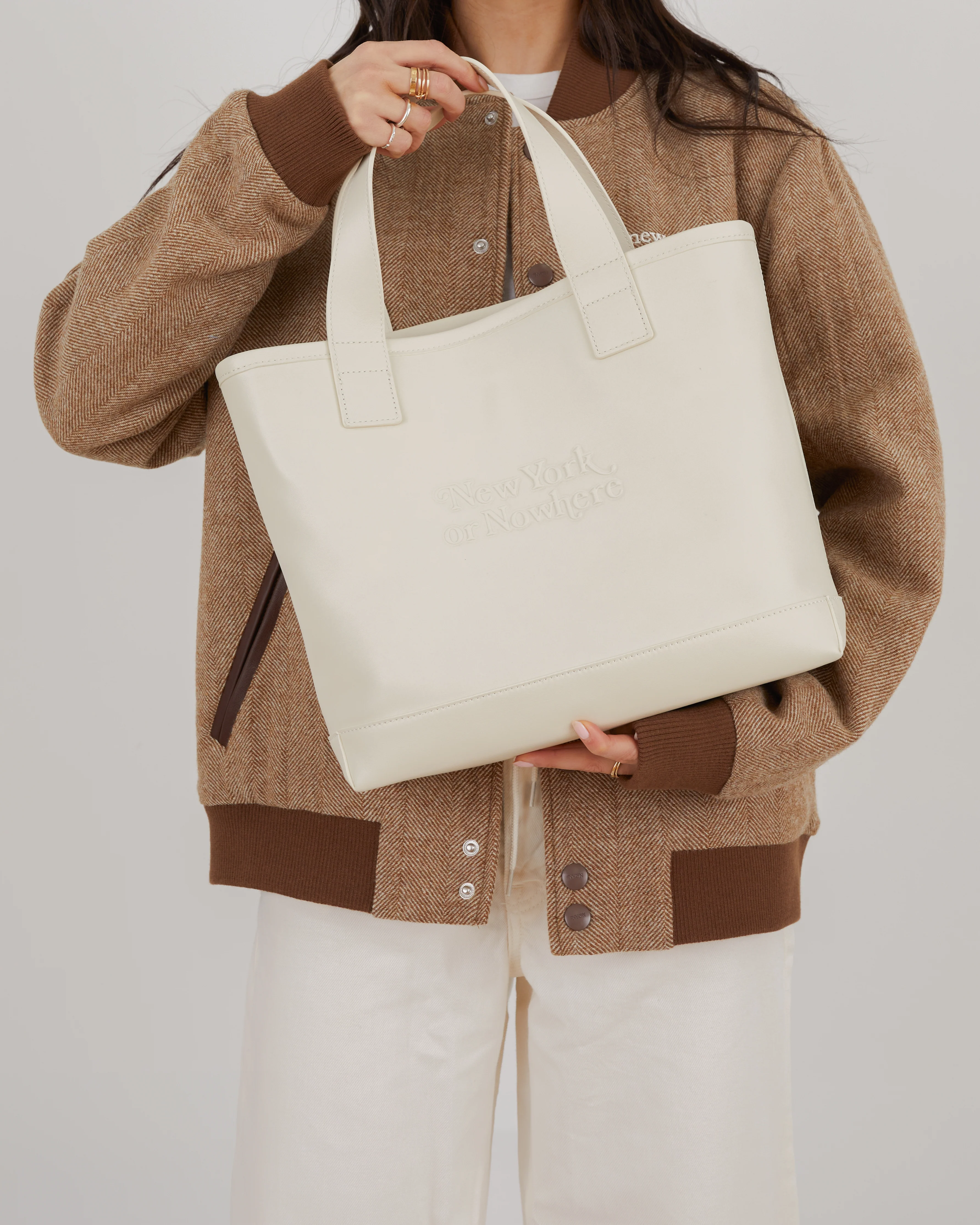 Motto Leather Mini Tote - Image 9
